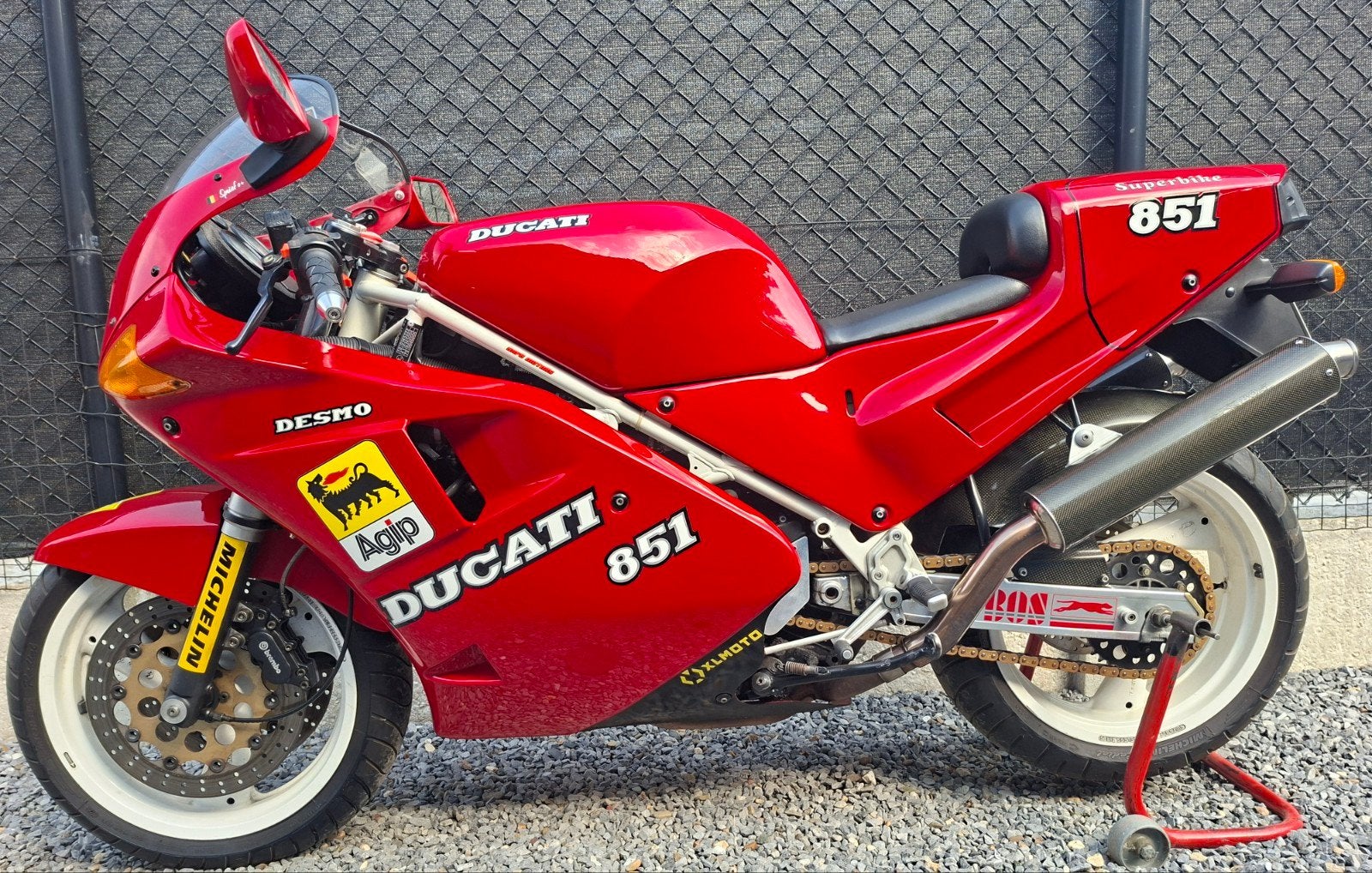 Unieke Ducati 851 strada 13/12/1989, Motoren, Sportuitlaat, Motorrijbewijs A, Gebruikt, Super Sport