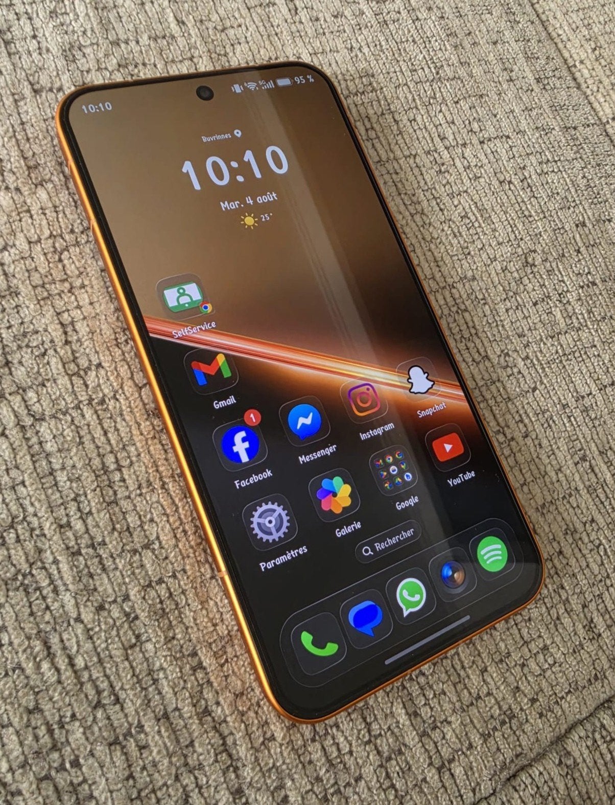 échange/vente Honor Magic 8 pro air orange, Télécoms, Enlèvement
