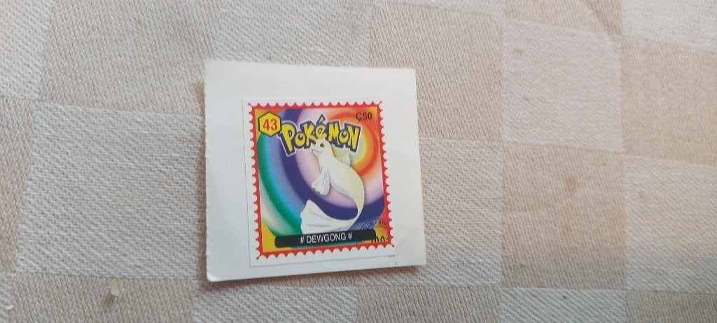 pokemon postzegel zeldzaam gelimiteerd Dewgong, Ophalen of Verzenden, Nieuw, Overige typen