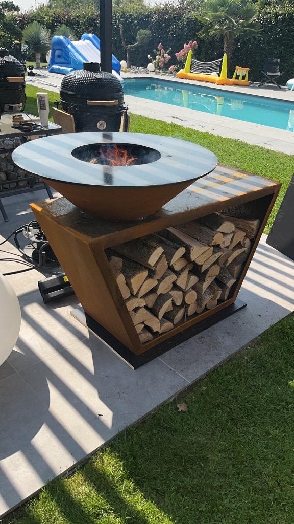 Barbecue brasero plancha, Tuin en Terras, Houtskoolbarbecues, Nieuw, Ophalen of Verzenden