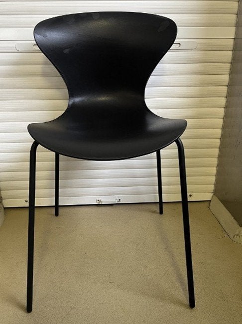 bezoekersstoel, Huis en Inrichting, Stoelen, Ophalen, Zwart, Nieuw, Metaal