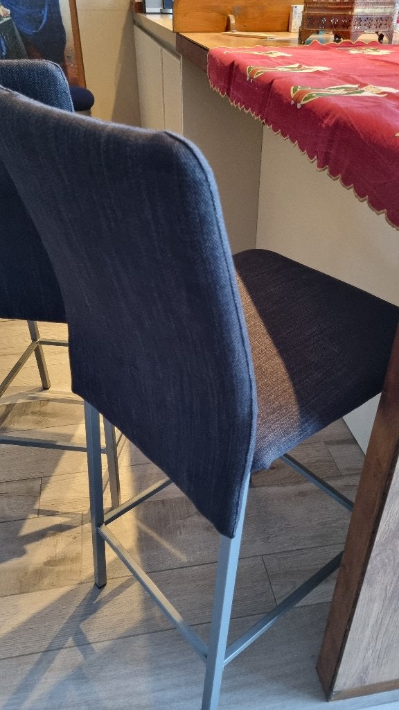 twee barkrukken, Avec repose-pieds, 2 tabourets, Comme neuf, Enlèvement