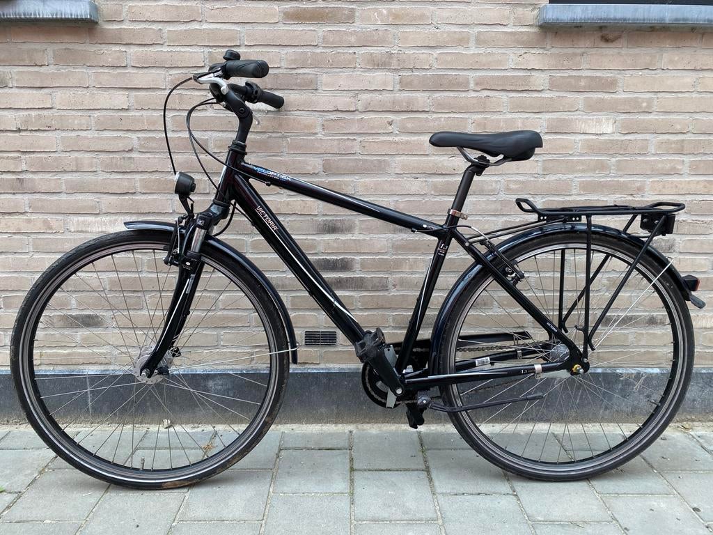 Herenfiets Stadfiets schoolfiets kotfiets velo bikes, Fietsen en Brommers, Velgrem, 49 tot 53 cm, Zo goed als nieuw, Ophalen