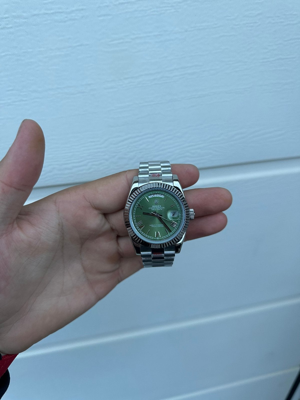 Date de la Journée Rolex, Bijoux, Sacs & Beauté, Enlèvement ou Envoi, Montre-bracelet