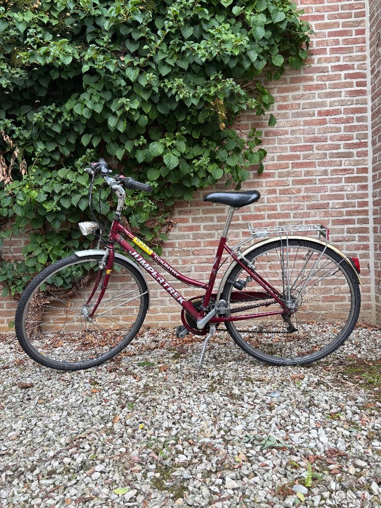 Jumpertrek Country stadsfiets — 28" — 36 Shimano, Ophalen, Jaren '60 of nieuwer, Velgrem, Minder dan 47 cm