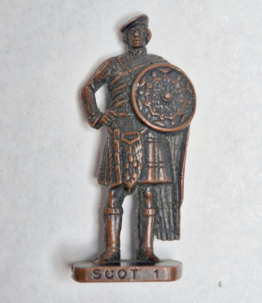 Metal Schotten um 1743 SCOT 1 SCAME Brüniert, Verzamelen, Verrassingseieren, Ophalen of Verzenden, Gebruikt, Overige typen