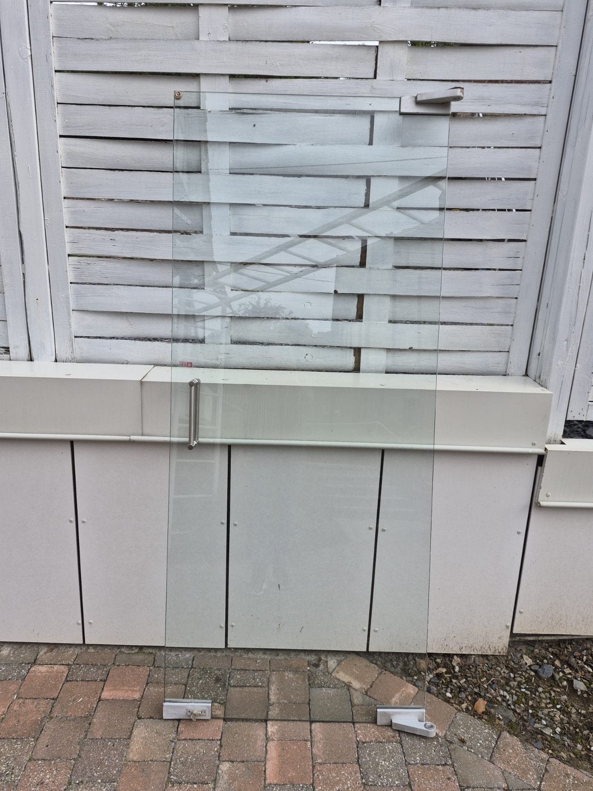 porte d'entrée en verre sécurité interieure/exterieure, Bricolage & Construction, Enlèvement ou Envoi, Comme neuf, 80 à 120 cm