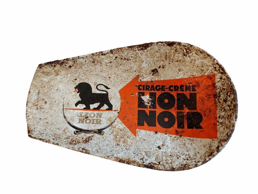 Vide-poches Cirage Lion Noir de 19,5 cm, Antiquités & Art, Enlèvement