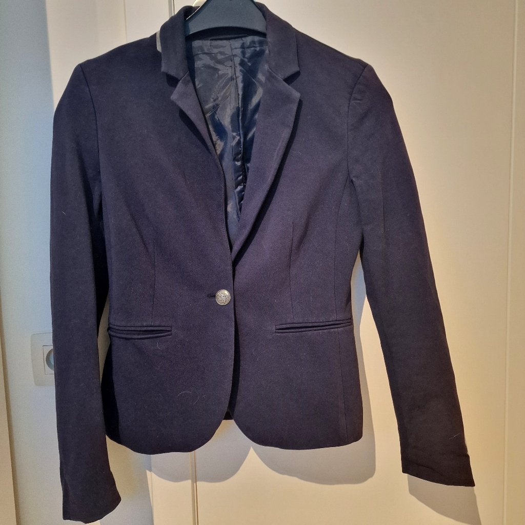 Donkerblauwe blazer Esprit 36, Blauw, Ophalen of Verzenden, Jasje, Maat 36 (S)