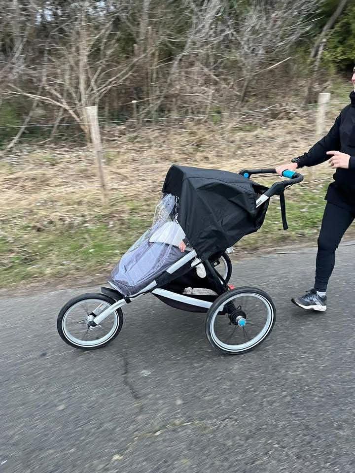 Loopbuggy Thule, Kinderen en Baby's, Buggy's, Ophalen, Gebruikt, Overige merken, Regenhoes