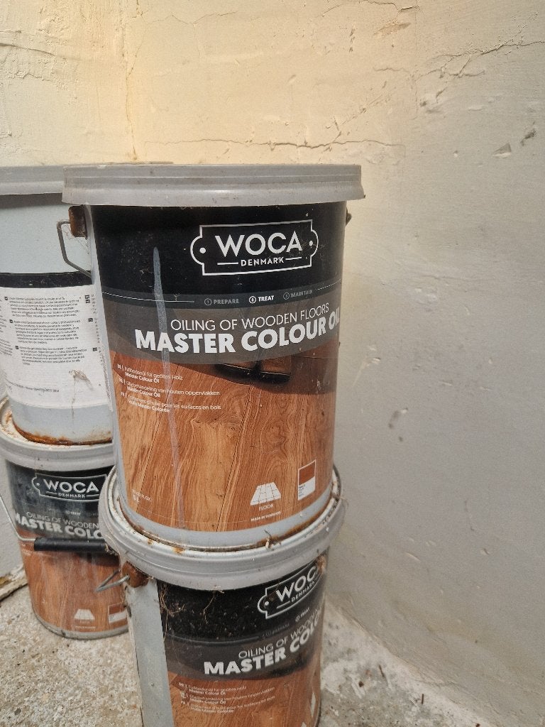 parket olie (white color) - Woca, Doe-het-zelf en Bouw, Ophalen, Nieuw, Parket