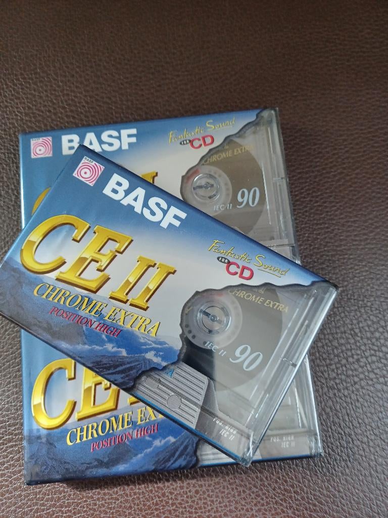 Cassette, Enlèvement, Neuf, dans son emballage, 2 à 25 cassettes audio, Vierge