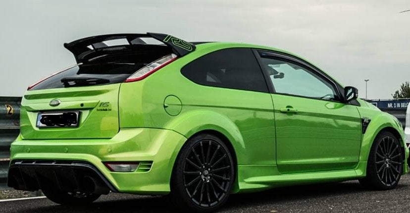 Ford Focus RS mk2 Ultimate green, Auto's, 4 zetels, Zwart, 1465 kg, Handgeschakeld