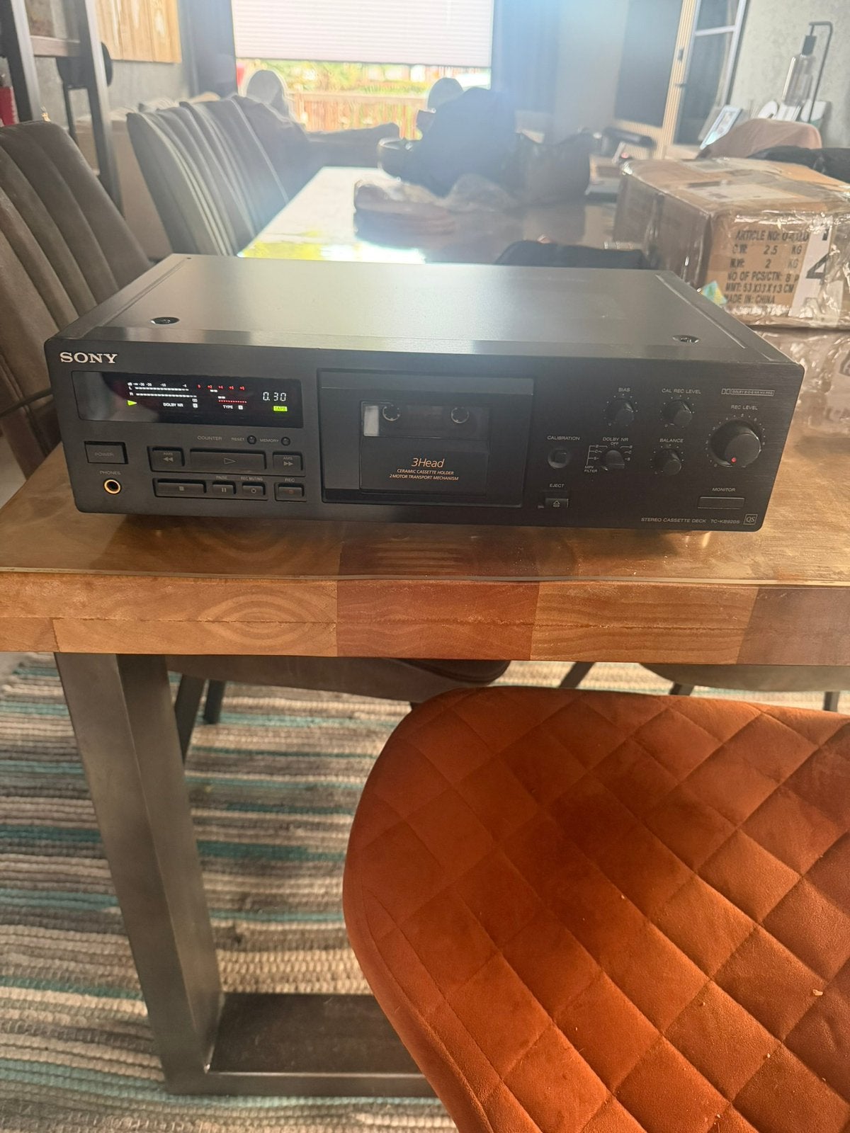 Sony TC-KB920S qs Stereo Cassettedeck - Uitstekende Staat, Audio, Tv en Foto, Ophalen of Verzenden, Sony