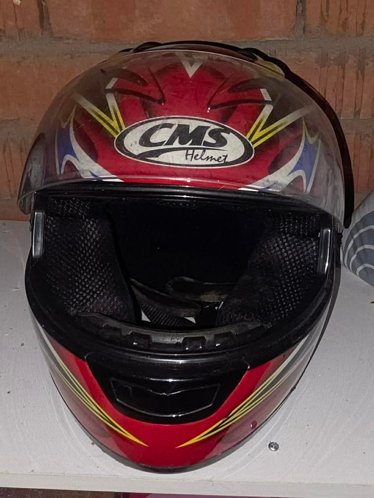 Sportieve Scooter/Motorhelm CMS GP4 - Maat XS - Voor dames o, Fietsen en Brommers, Brommerhelmen, Ophalen of Verzenden