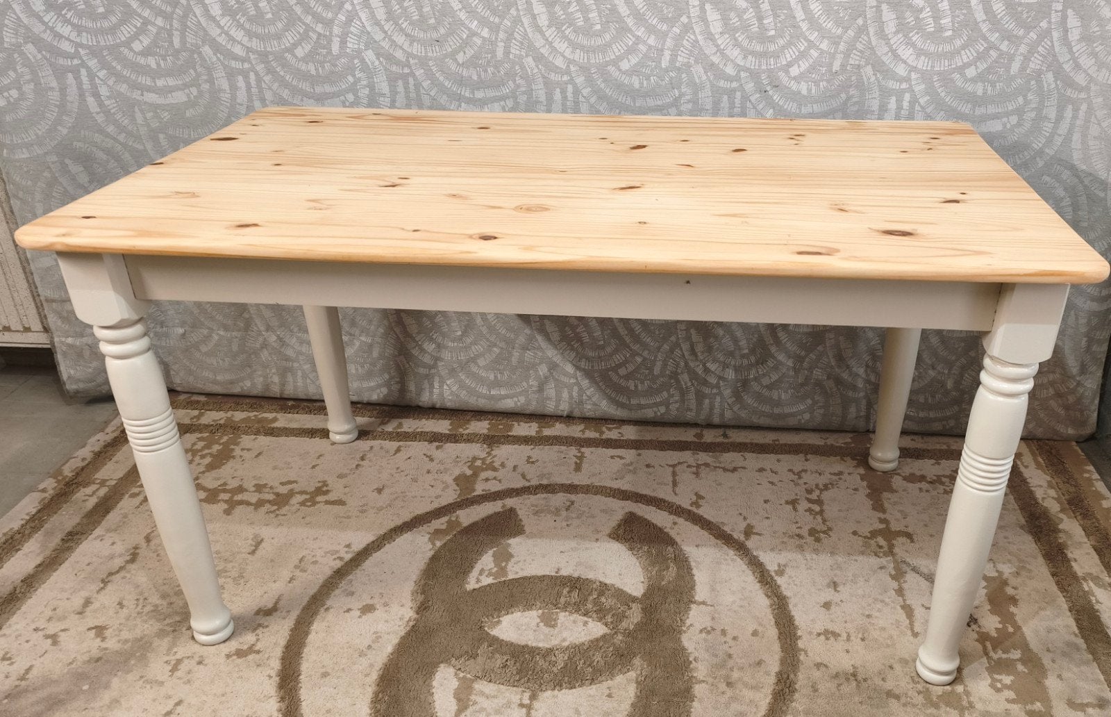 table salle à manger Pin restaurée, Maison & Meubles, Tables | Tables à manger, 100 à 150 cm, Cinq personnes ou plus, Comme neuf