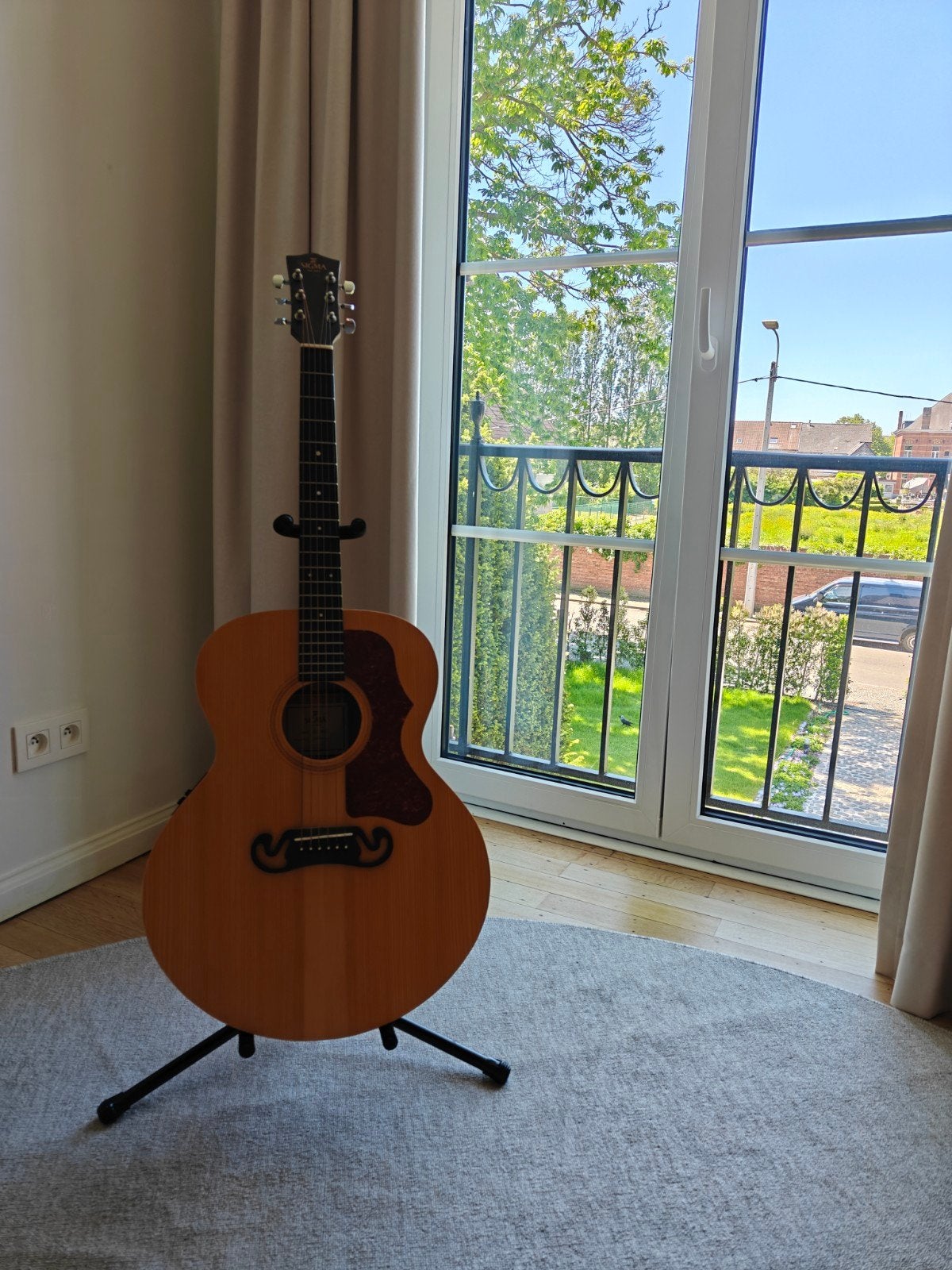 Sigma GJME gitaar | zo goed als nieuw, Musique & Instruments, Enlèvement ou Envoi