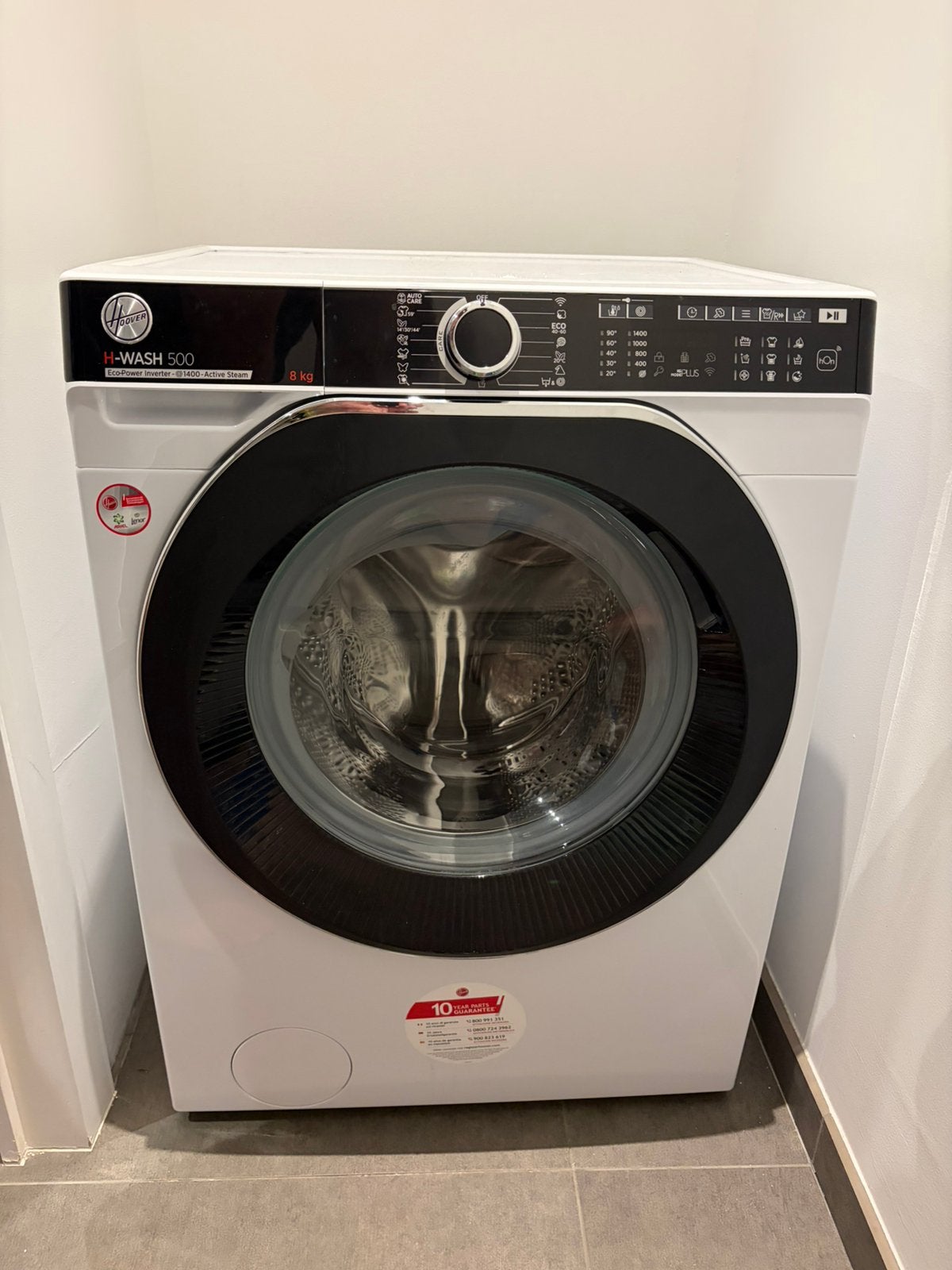 Hoover H-wash 500 8kg washing machine, Enlèvement, Comme neuf