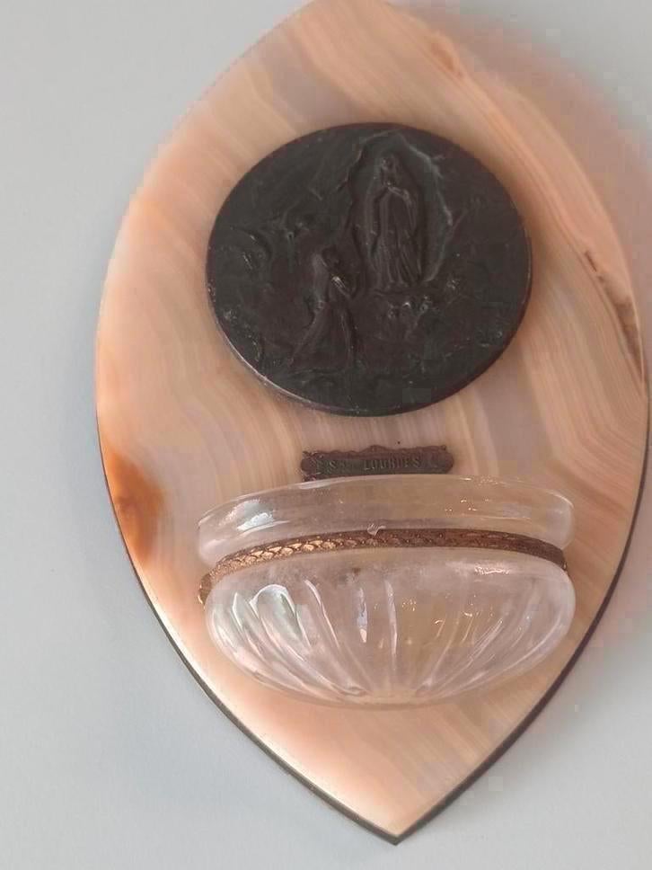 Antiek marmeren wijwatervat, Antiek en Kunst, Antiek | Religieuze voorwerpen, Ophalen of Verzenden