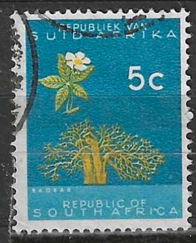 Zuid-Afrika 1962/1963 - Yvert 269 - Flora en Fauna  (ST), Verzenden, Zuid-Afrika, Gestempeld