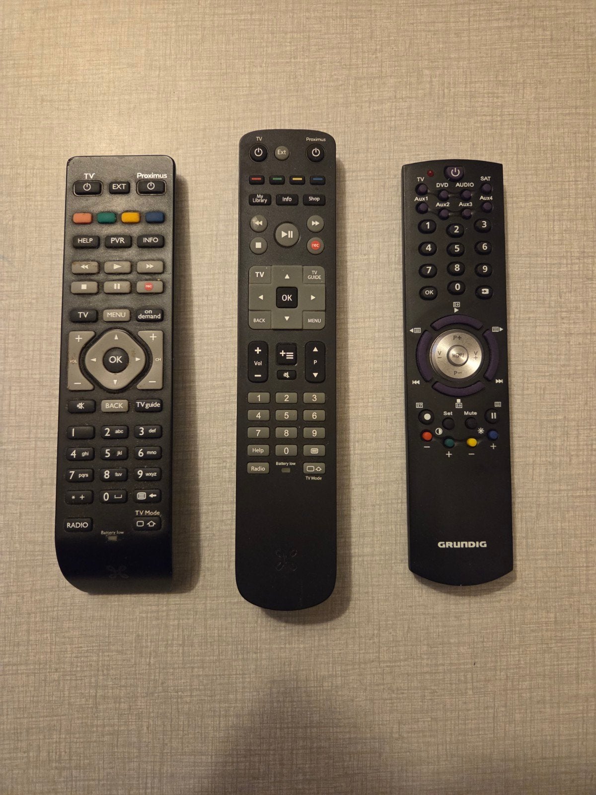 3 x afstandsbediening., Audio, Tv en Foto, Ophalen of Verzenden, Zo goed als nieuw, Origineel