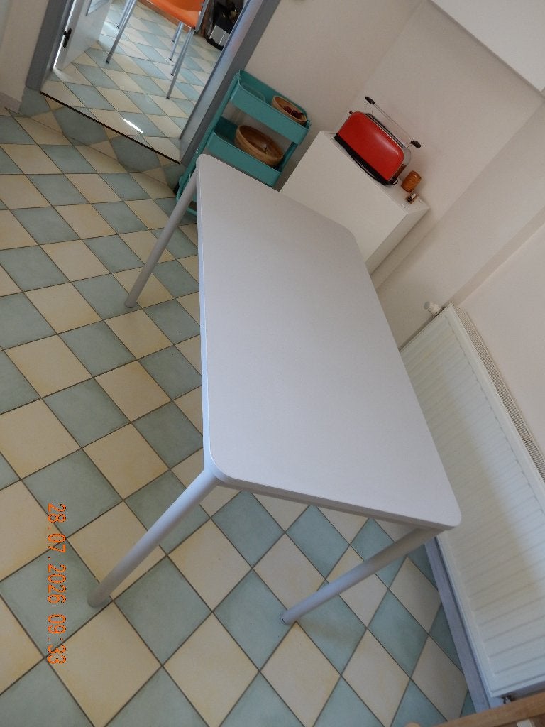 TABLE DE CUISINE, Gris, Moins de 100 cm, Comme neuf, 100 à 150 cm