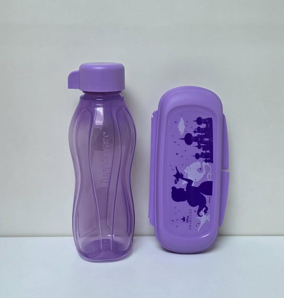 Tupperware « Petit Set Snack – Disney Princesse » mauve, Envoi, Neuf, Violet, Boîte