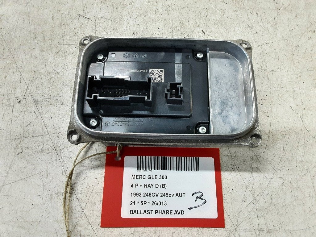 BALLAST DE PHARE XENON DROIT GLE (V167) (A2C7530661900), Mercedes-Benz, Utilisé, Dialog.mb@mercedes-benz.com, Mercedes-Benz AG