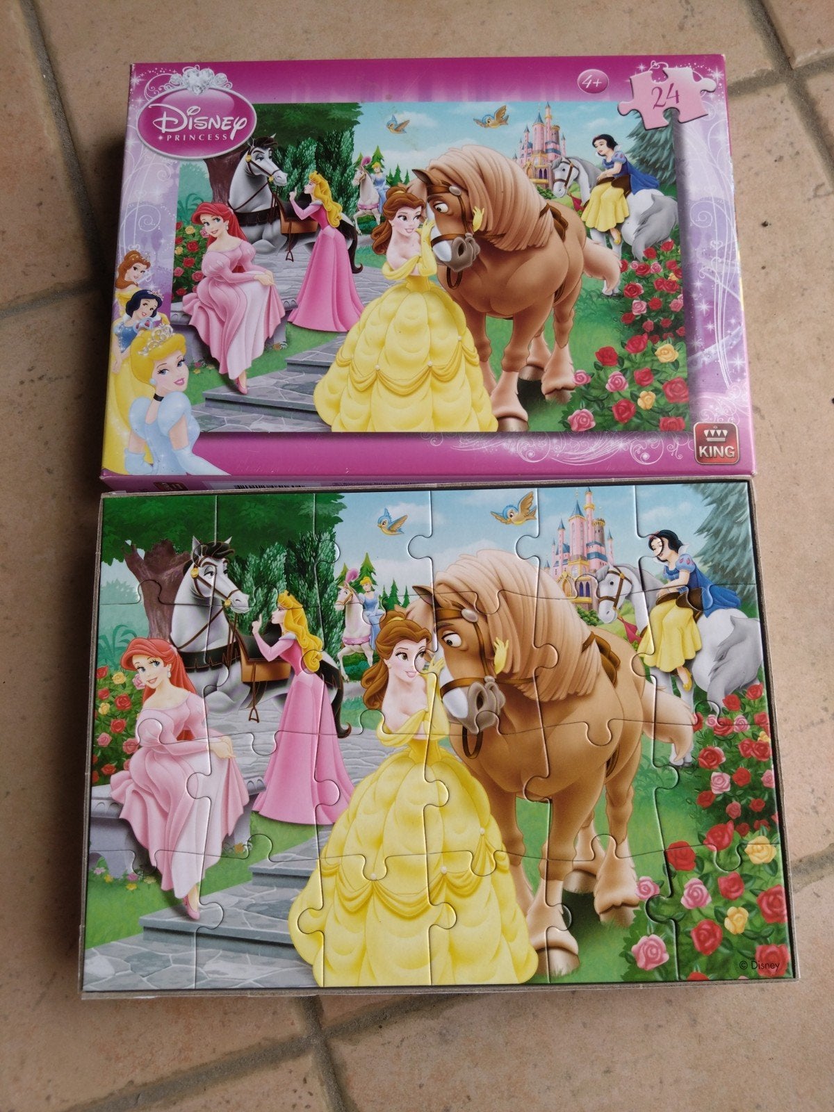 Disney prinsessen puzzel, Ophalen