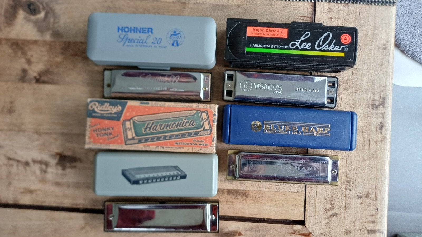 4 MONDHARMONICA'S, Muziek en Instrumenten, Blaasinstrumenten | Mondharmonica's, Ophalen of Verzenden
