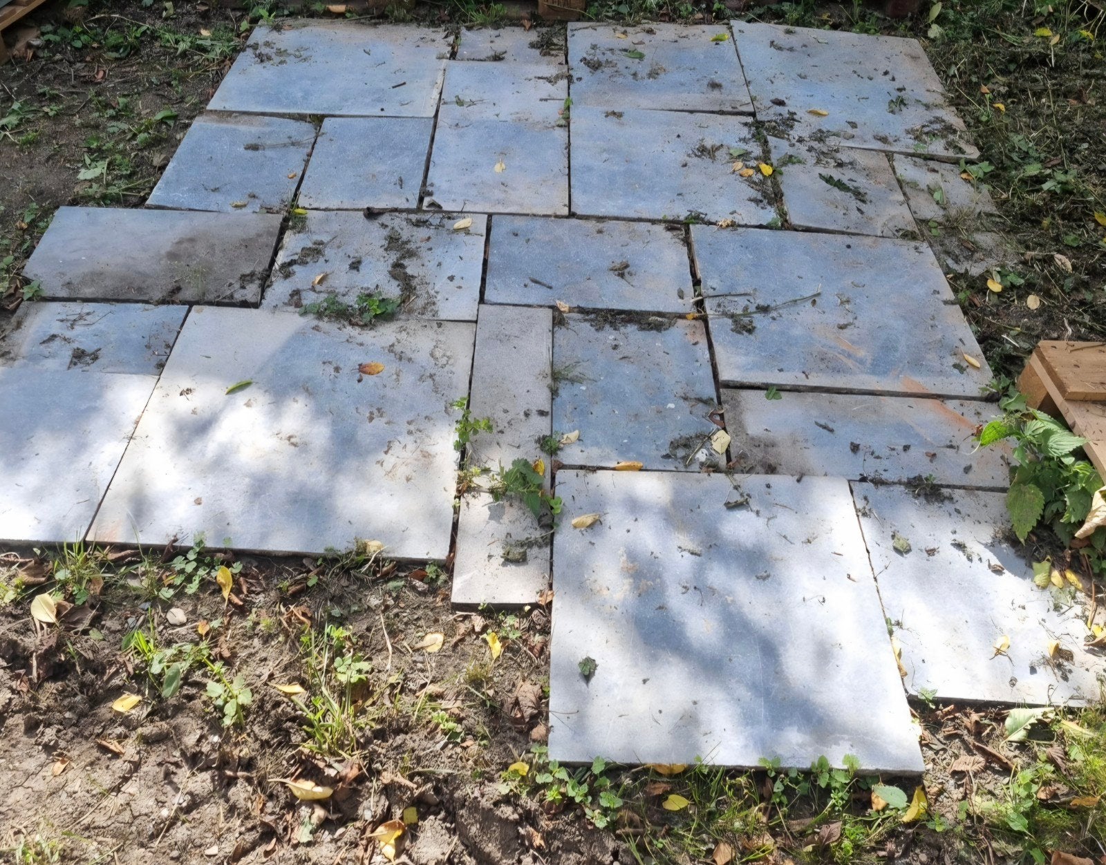 dalles en pierre bleu de plus de 100 ans !, Jardin & Terrasse, Pavé & Dalles, Utilisé, Autres types, 10 m²² ou plus, Enlèvement