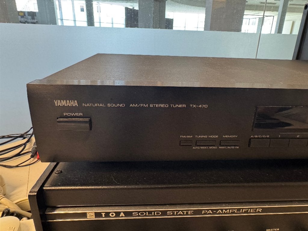 Vintage Yamaha TX-470 AM/FM stereo tuner, Ophalen, Gebruikt