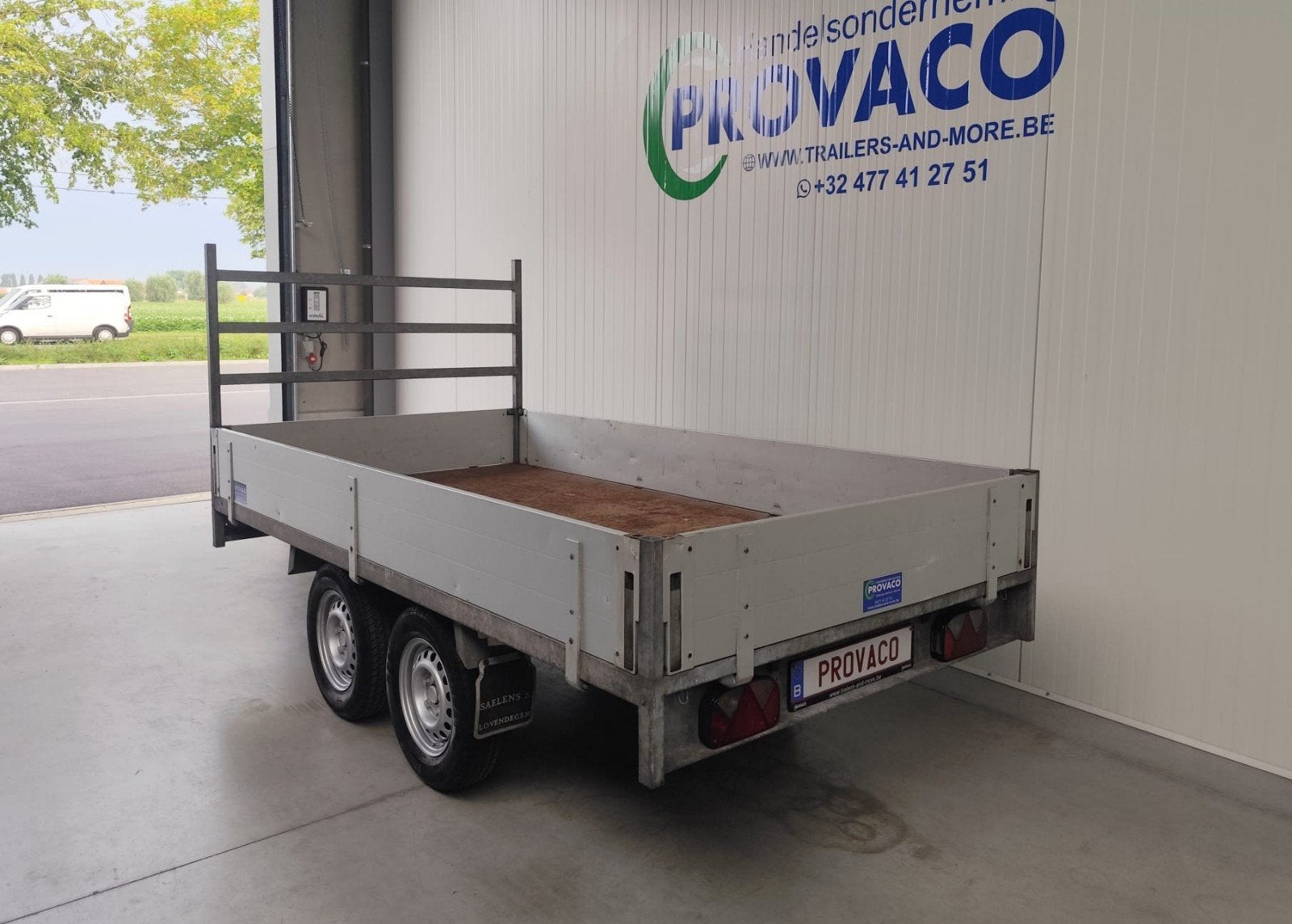 Geremde aanhangwagen MTM 2000kg • anssems • perfecte staat, Auto diversen, Aanhangers en Bagagewagens, Ophalen