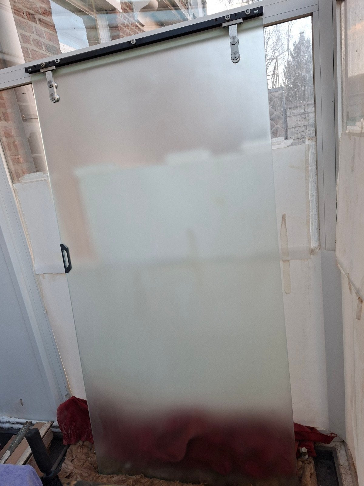 elektrisch glazen schuifdeur, Doe-het-zelf en Bouw, Ophalen