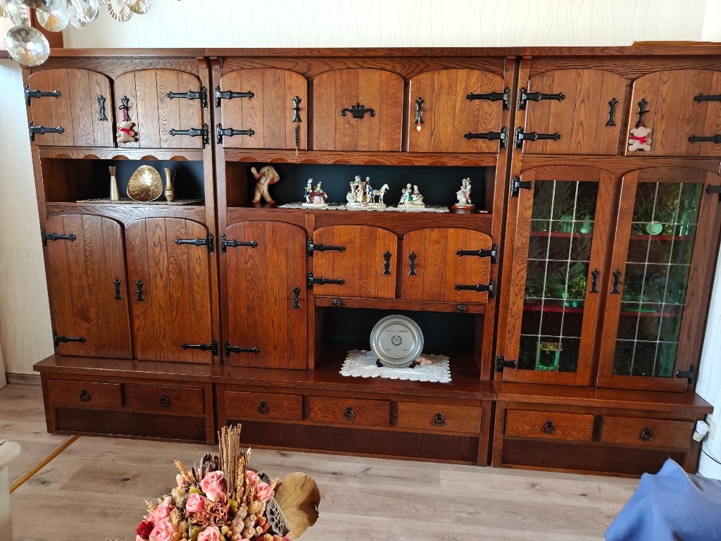 Wandkast, Huis en Inrichting, Kasten | Wandmeubels, Ophalen, Gebruikt, Overige houtsoorten, Met deur(en)