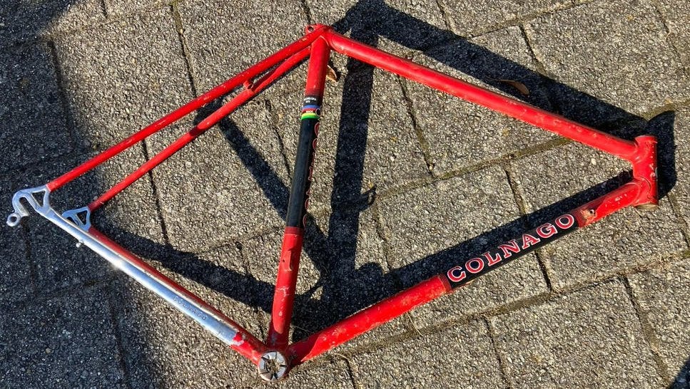 Colnago Record Ora 1972, Fietsen en Brommers, Ophalen, Frame, Gebruikt, Staal