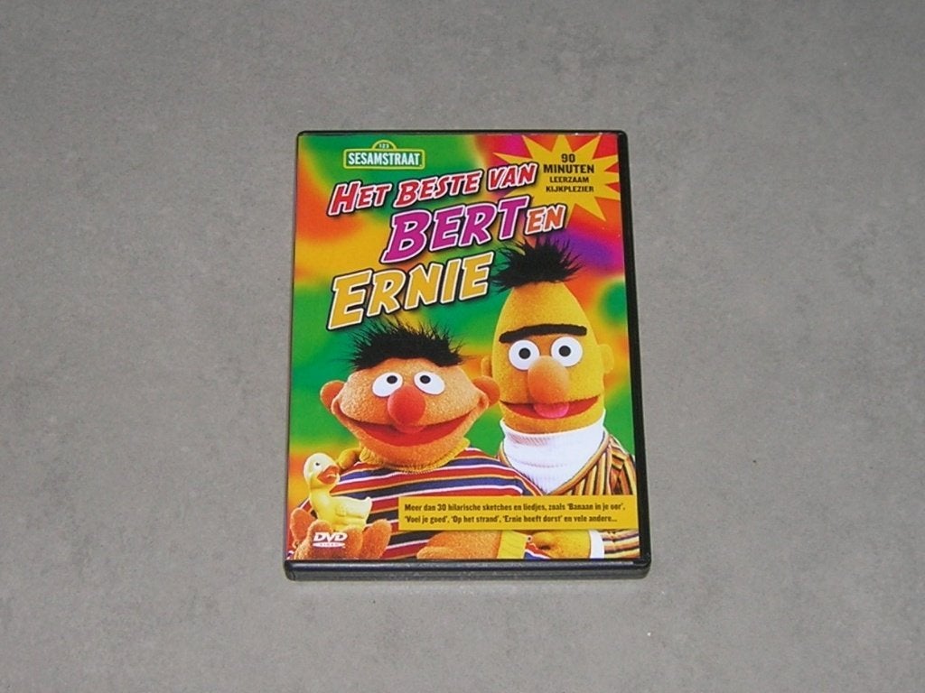 DVD Het beste van Bert & Ernie, Alle leeftijden, Ophalen, Zo goed als nieuw, Poppen