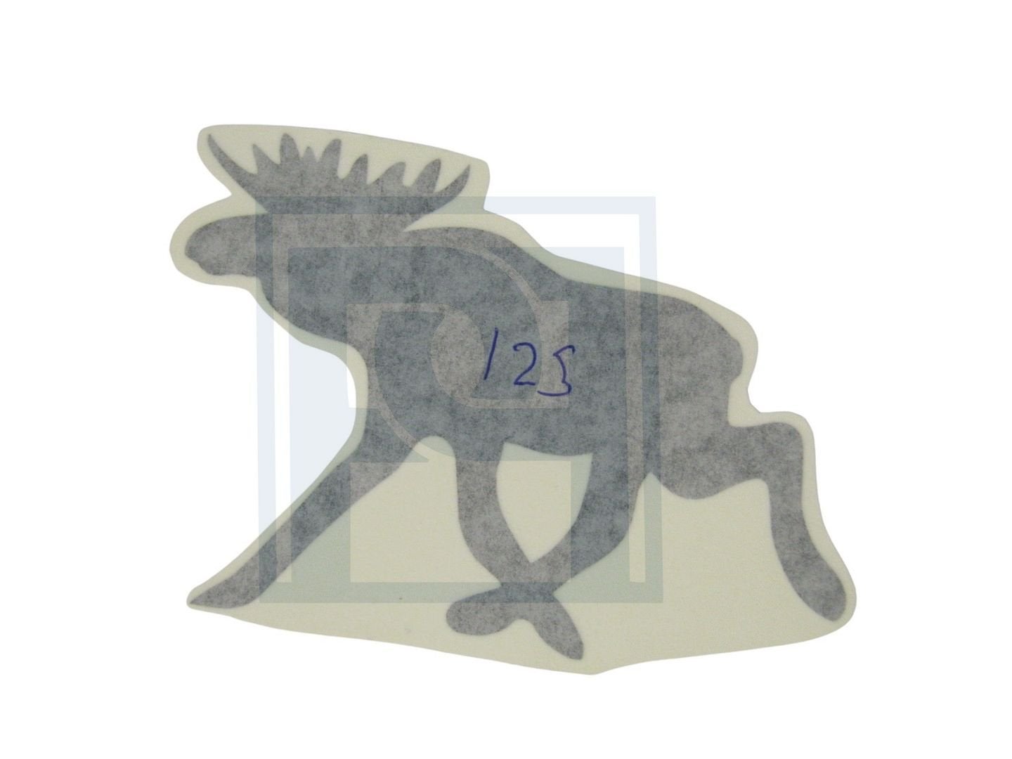 Volvo Sticker Eland zwart 125mm Volvo onderdeel nr ELAND125, Enlèvement ou Envoi, Neuf