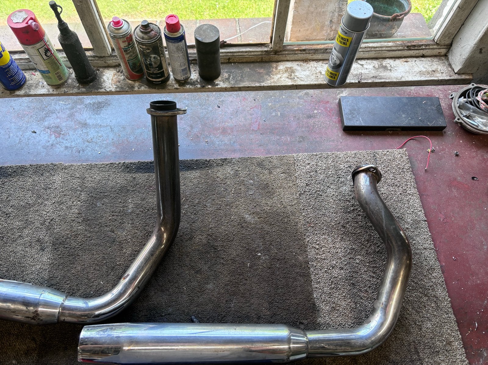 Harley shovelhead uitlaat, Motoren, Ophalen, Gebruikt
