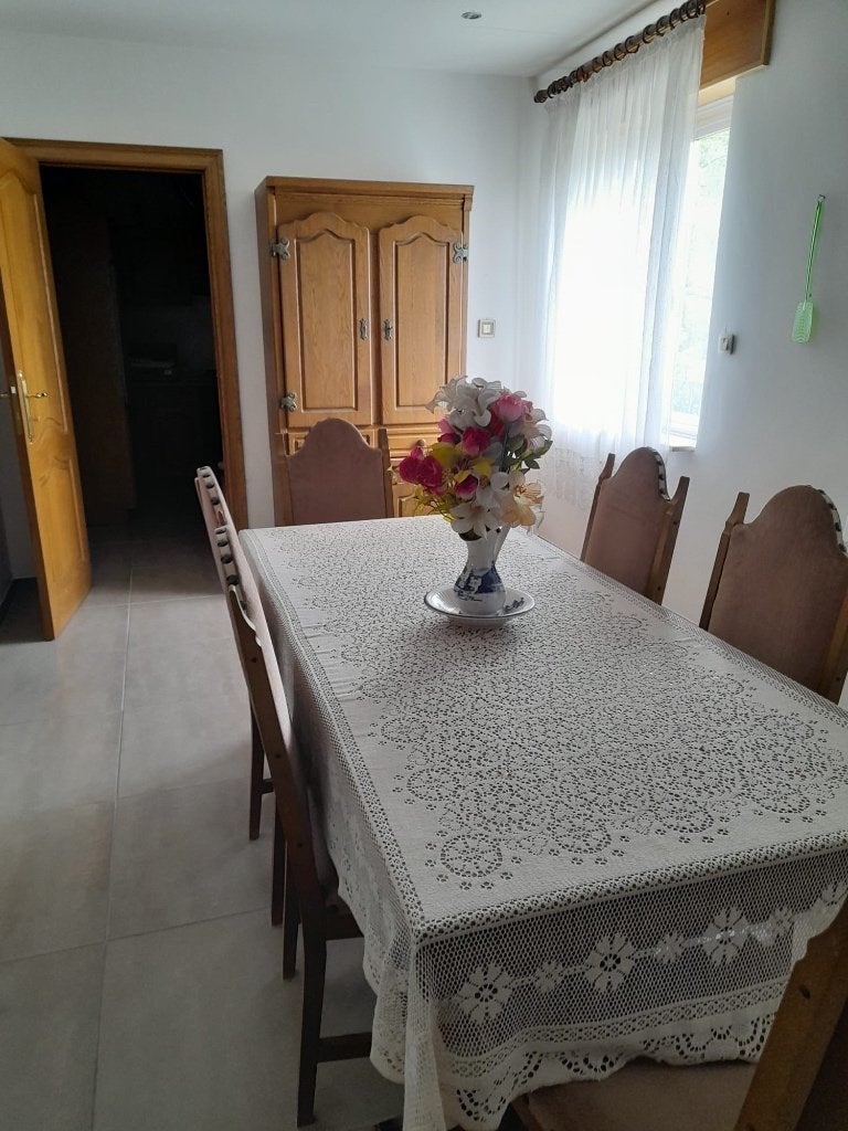 Salle à manger complète – table, 6 chaises et 2 meubles, Enlèvement, Neuf, Rustique/traditionnel, 6 à 8 chaises