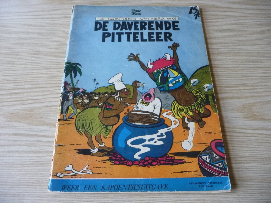 Nero - 34. De daverende pitteleer EERSTE DRUK €12, Enlèvement ou Envoi, Marc Sleen, Une BD, Utilisé
