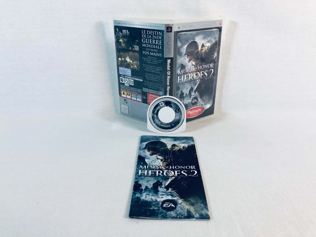 Medal of Honor Heroes 2 PSP FR Jeu Complet Bon état, Consoles de jeu & Jeux vidéo, Shooter, 1 joueur, À partir de 16 ans, Utilisé