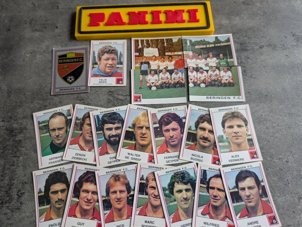 PANINI FOOTBALL 80 FC BERINGEN 20 AUTOCOLLANTS 1980, Enlèvement ou Envoi, Neuf