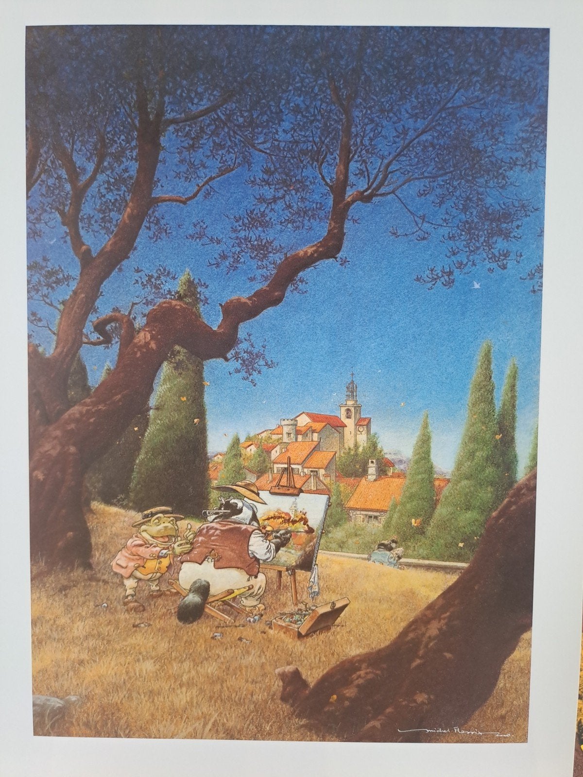 De wind in de wilgen Delcourt prent A4+, Ophalen of Verzenden, Prent