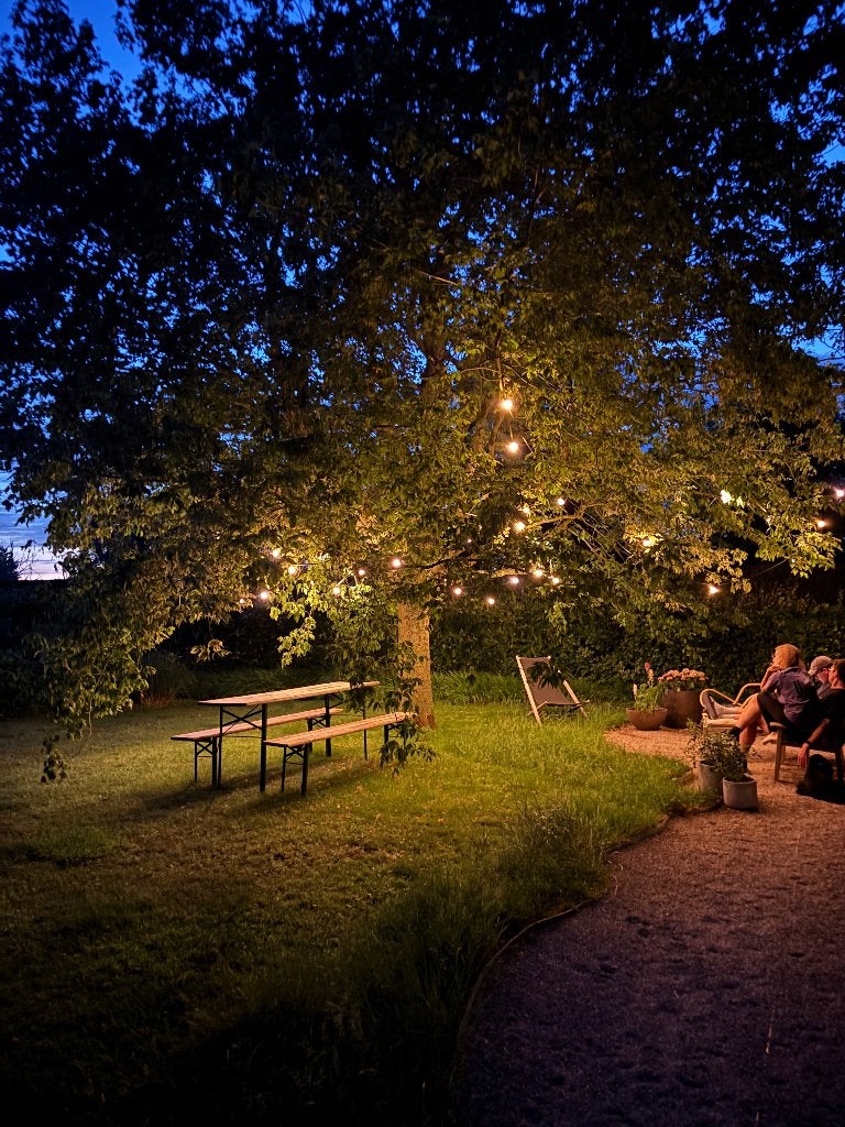 Feestverlichting buiten prikkabel/slinger 100 m, Ophalen, Kunststof, Gebruikt, Minder dan 50 watt