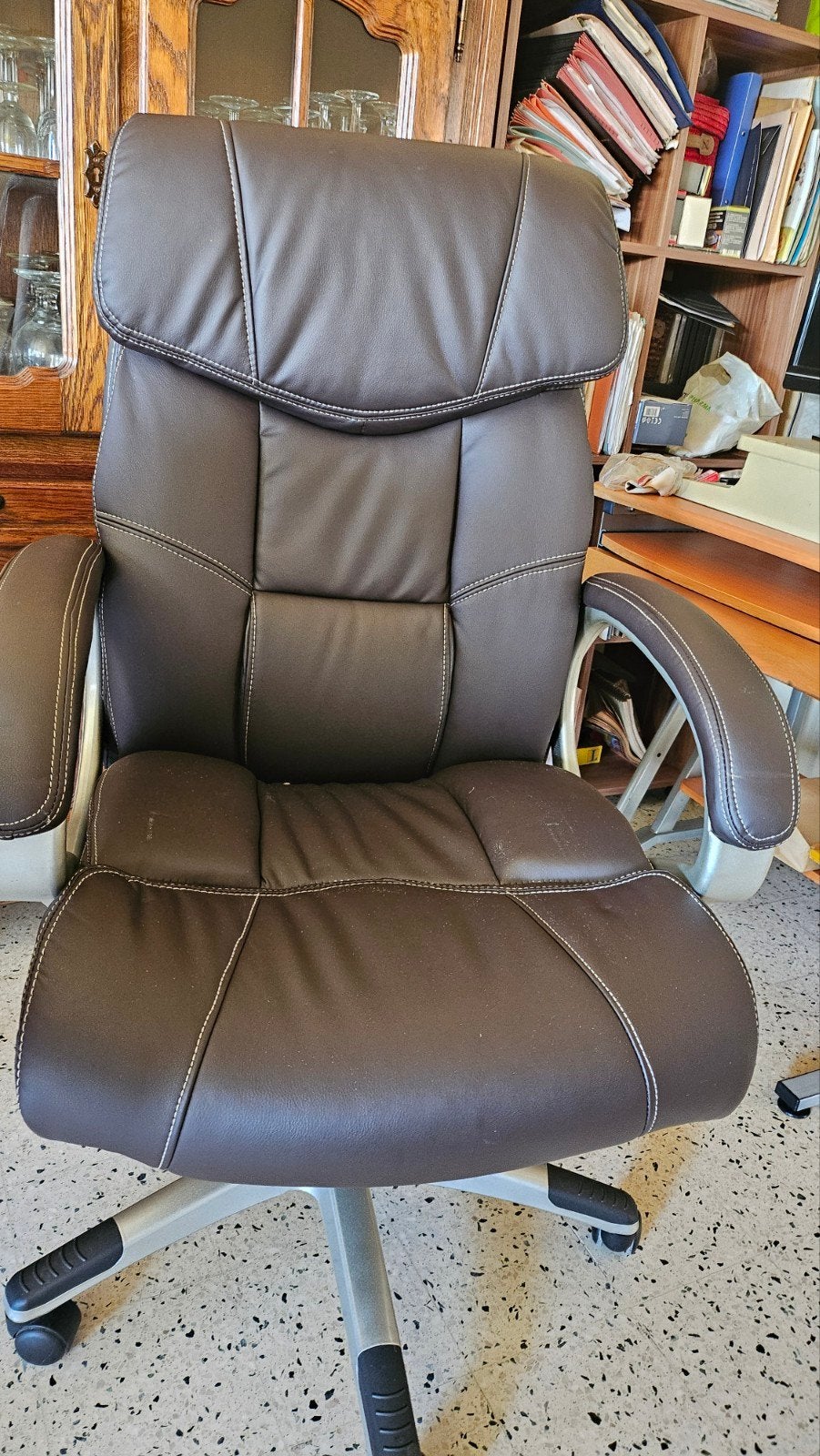 Chaise de bureau, Enlèvement, Utilisé, Gris, Chaise de bureau