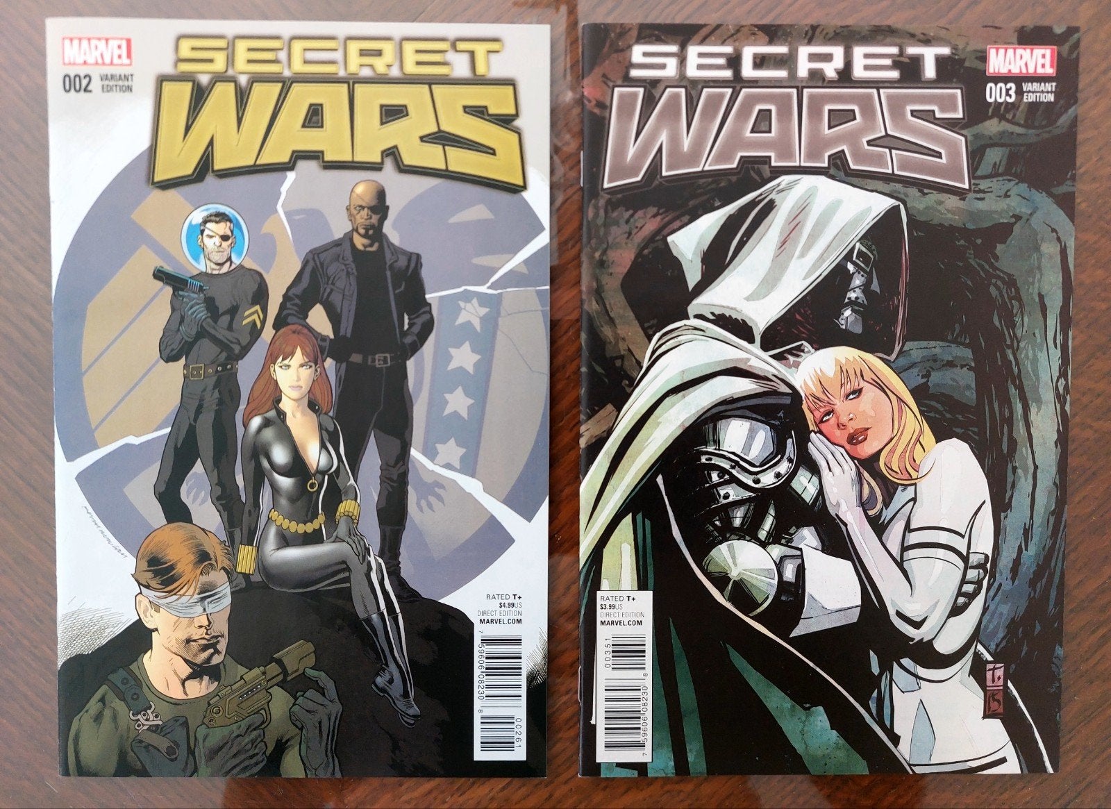 Marvel Secret Wars 2 & 3 Variant Set NM Nowlan & Coker 1:25, Livres, Neuf, Enlèvement ou Envoi, Plusieurs comics, Amérique