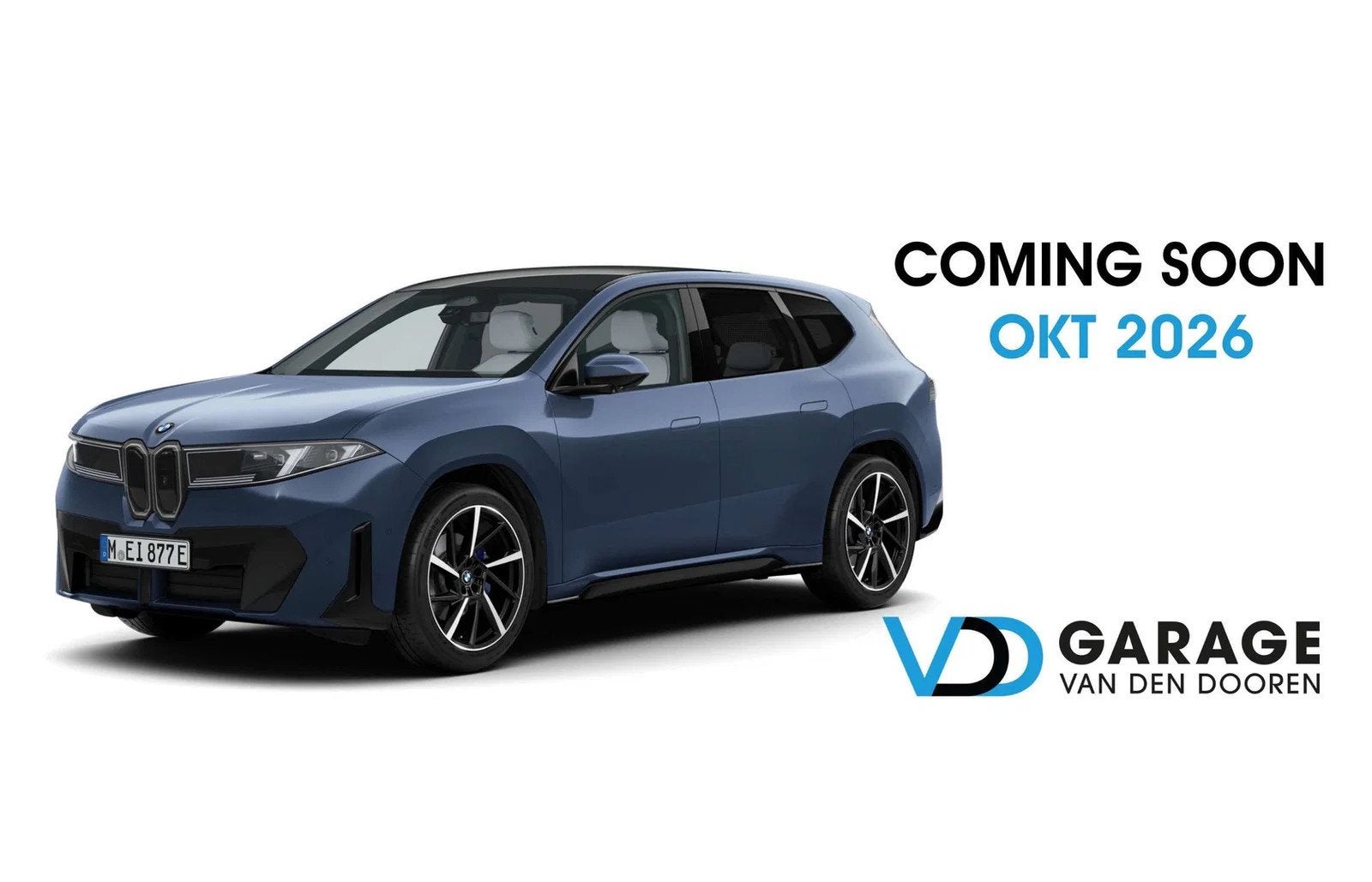 BMW iX3 50 xDrive M Sport / PANO / TREKHAAK / STUURVERW / 3D, Auto's, Automaat, Gebruikt, Blauw, Lichtsensor