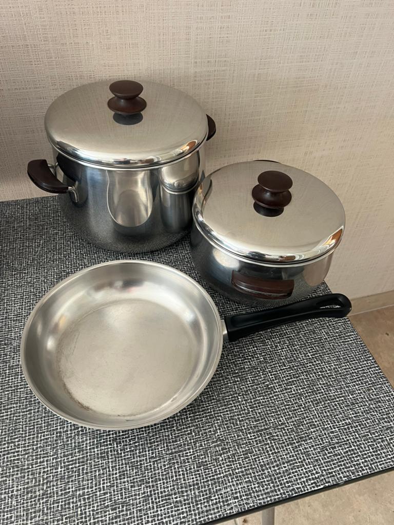 Lagostina pannen en potten, Huis en Inrichting, Keuken | Potten en Pannen, Ophalen, Gebruikt, Inox, Overige typen