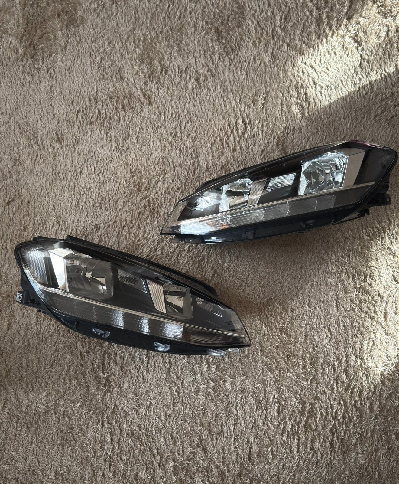VW Golf 7.5 Facelift — Originele VW koplampen — LED DRL, LED dagrijverlichting, Te koop, Golf, Particulier